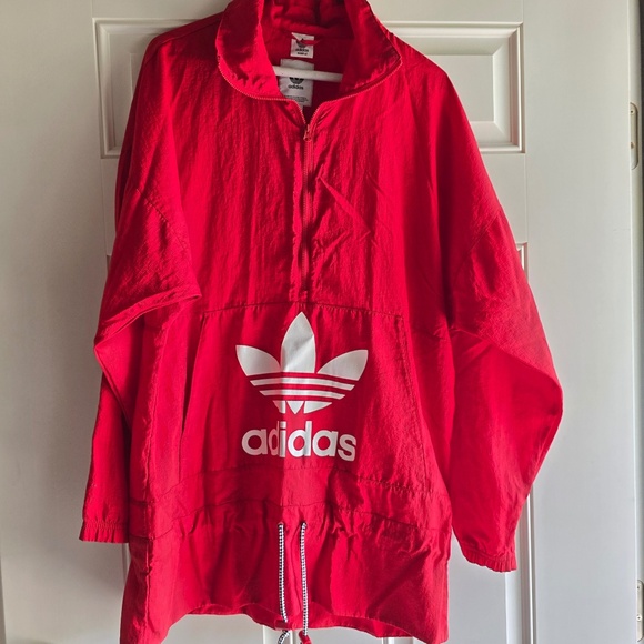adidas Originals Windbreaker Pull Over Tunic Lightweight Jacket Size S - Picture 2 of 16
